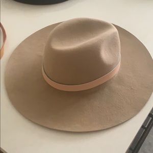 Gigi Pip Wide Brim Fedora Hat + extra band
